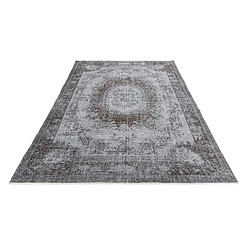 Avis Vidal Tapis de laine 284x193 gris Ultra Vintage