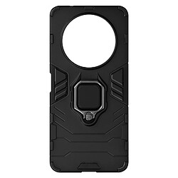 Avizar Coque pour Xiaomi 14 Ultra Anneau Support Bi-matière Antichoc Noir