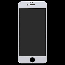 Wewoo Verre trempé blanc pour iPhone 6 et 6s 0.26mm 9 H Surface Dureté 3D Antidéflagrant Film d'Écran