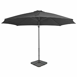 Maison Chic Parasol Jardin | Parasol avec base portable Anthracite - GKD30883