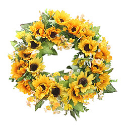 Avis Guirlande de fleurs artificielles décorations de porte guirlande tournesol