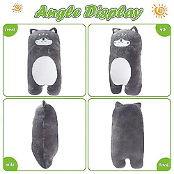 Avis Universal Mignon en peluche de chat en peluche molle soft toy oreiller de poupée de poupée pour enfants (50 cm