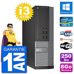 PC Dell OptiPlex 7020 SFF Intel i3-4130 RAM 8Go Disque Dur 250Go Windows 10 Wifi - Occasion