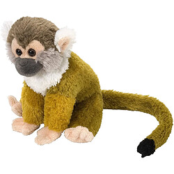 Wild Republic peluche singes écureuils Cuddlekins Mini de 20 cm brun blanc