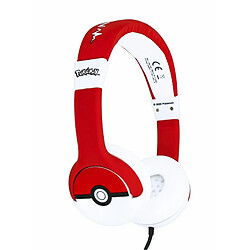 OTL Technlogies Pokemon Pokeball Junior Casque d'écoute, Filaire, pour Enfants (Produit sous Licence Officielle)