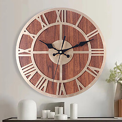 Avis Horloge Murale Moderne Vintage 3D Chiffre Romain Maison Ornement De Chambre Or C