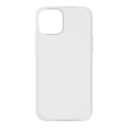 Avizar Coque iPhone 13 Mini Silicone Semi-rigide Finition Soft-touch blanc