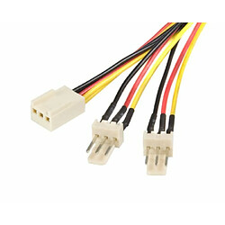 Avis StarTech.com Câble / Cordon d'alimentation en Y pour ventilateur Molex de 30 cm - Câble répartiteur / splitter 1x TX3 (F) vers 2x TX3 (M)