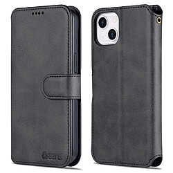 Etui en PU + TPU fermoir magnétique, anti-chute, avec support noir pour votre Apple iPhone 13 6.1 pouces