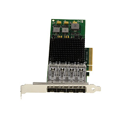 Kalea-Informatique Carte PCIe Réseau LAN 10G Fibre SFP+ 4 Ports CHIPSET BROADCOM BCM57840