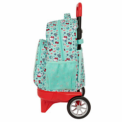 Avis Cartable à roulettes Hello Kitty Sea lovers Turquoise 33 X 45 X 22 cm