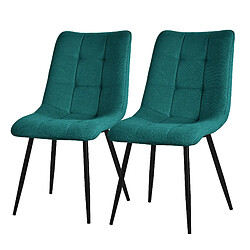 ML-Design Lot de 2 chaises de salle à manger Chaise de cuisine Chaise de salon Chaise remb