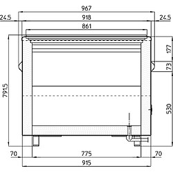 Congélateur Vitré Portes Coulissantes GAMMA 200 S - IARP pas cher