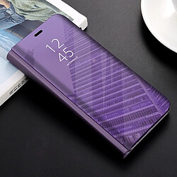 Wewoo Housse Étui Violet pour Huawei P20 Pro PC Miroir De Protection Cas de Couverture Arrière avec Support