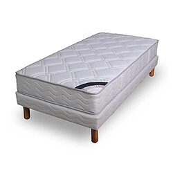 Mes Ensemble matelas ressorts biconiques- confort ferme 90x190cm + sommier