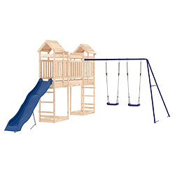 Acheter Maison Chic Aire de jeux d'extérieur | Maisonnette de jeu | Maison pour enfants bois de pin massif -GKD39697