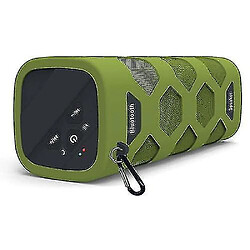 Universal Haut-parleur Bluetooth sans fil avec des haut-parleurs Powerbank imperméables portables en plein air (vert)