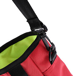 Acheter Sac de formation de poche de traitement de chien avec le sac portatif de bandoulière réglable rouge