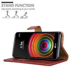 Cadorabo Coque LG X POWER Etui en Rouge pas cher