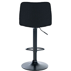 Acheter Non Tabouret de bar Lex tissu noir