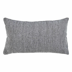 BigBuy Home Coussin Polyester Coton Gris 50 x 30 cm