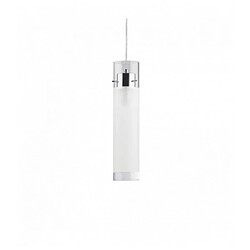 Ideal Lux Suspension Chromée FLAM 1 ampoule Hauteur 6 Cm