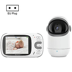 Babyphone Camera Sans Fil Écran 3.2 Pouces Vision Nocturne Température EU Plug YONIS