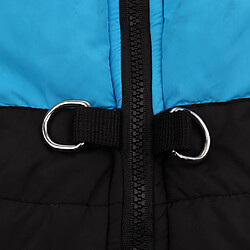 Chien D'hiver Chaud Manteau Gilet Étanche Veste En Duvet Gilet Vêtements Bleu L pas cher