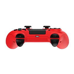 Freaks And Geeks Manette PS4 Bluetooth Rouge pour PLAYSTATION SONY Manette BT Rouge 3.5 JACK