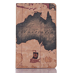 Wewoo Housse Coque Etui en cuir avec rabat horizontal Texture Map pour Galaxy Tab A 8 2019 P200 / P205avec porte-cartes et porte-cartesavec aléatoire