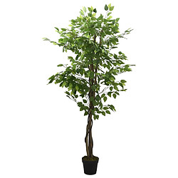 vidaXL Ficus artificiel 1260 feuilles 200 cm vert