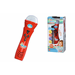 Acheter Simba- My Music World Microphone drôle Amusant Effets de décompte de Voix-6 chansons de démonstration-3 Sons-Lumière et son-22 cm-Convient aux Enfants à partir de 4 Ans, 106832489