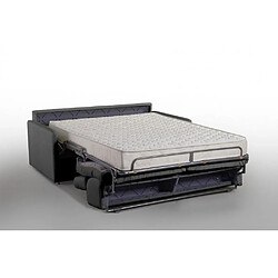 Avis Inside 75 Canapé 3-4 places ECLIPSE convertible EXPRESS 160cm MATELAS 18 CM tweed bleu