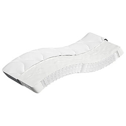 vidaXL Matelas à ressorts ensachés moyen 90x200 cm