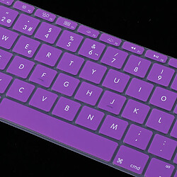 Acheter Film protecteur de clavier espagnol phonétique pour Macbook 12 pouces violet