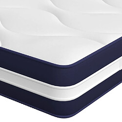 Maison Chic Matelas à ressorts ensachés dureté moyenne pour chambre, Matelas doux 100x200 cm -GKD25121 pas cher