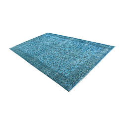 Vidal Tapis de laine 292x178 turquoise Ultra Vintage pas cher