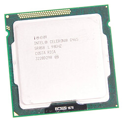 Processeur CPU Intel Celeron Dual Core G465 SR0S8 FC-LGA1155 1.90Ghz 1.5Mo 5GT/s - Occasion