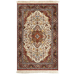 Vidal Tapis de laine 190x118 beige Ghom