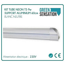 Avis Desineo Kit Tube Néon T5 LED 60cm 9w support aluminium