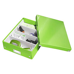 Acheter Boîte de rangement carton Leitz Click&Store Wow avec séparateurs H 10,5 x L 27,8 x P 36,8 cm vert