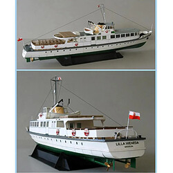 Maquette de bateau en papier bricolage polonaise Lilla Weneda pas cher