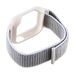 Acheter Wewoo Pour Apple Watch Series 5 et 4 44 mm / 3 et 2 et 1 bracelet en nylon de 42 mm avec crochet et attache à boucle gris