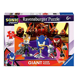 Ravensburger Puzzle de Sol Géant 125pcs Sonic avec ses Alliés et ses Rivaux de Sonic Prime Multicolore pas cher