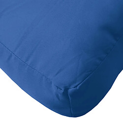 Acheter vidaXL Coussin de palette bleu 60x60x8 cm tissu oxford