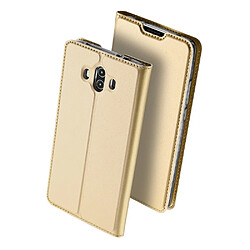 Avis Etui folio pour Huawei Mate 10 coloris gold