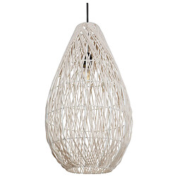 Beliani Lampe suspension ANNOTTO Osier Beige