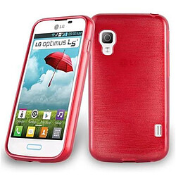 Cadorabo Coque LG L5 II (2. SIM) Etui en Rouge