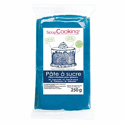 Scrapcooking Pâte à sucre bleu foncé - 250 g