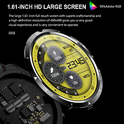 Universal Smartwatch avec Nano SIM Card 1.6 écran IPS 4 Go + 128 Go 5 MP + 2 MP double caméra IP67 étanche sport smartwatch | Smartwatch (noir)